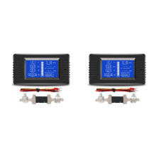 2X PZEM015 Cyfrowy 0-200V NapięCie PrąD z 200A Bocznik Tester Akumulatora Samochodowego Miernik NapięCia Monitora 12V 24V 48V