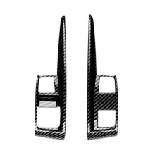 Car Central Control Panel Gear Shift Cover Trim Strips for 10Th 2016-2021 for Left-Hand Drive Carbon Fiber