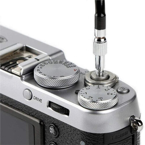 Camera Manual Shutter Shutter Release Control Cable 100cm Mechanical Locking Shutter 2