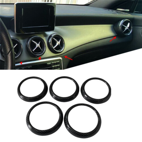 Car Air Conditioner Vent Outlet Trim Ring A/C Vent Panel Cover for   A Class 2013-2018 1