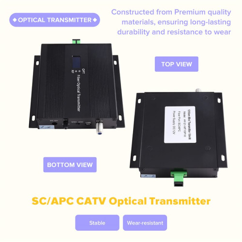 1310nm, 10dbm SC/APC CATV  Optical Transmitter EU PLUG 2