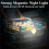 2 Pcs Night Light Clip Rechargeable  Light Rechargeable Magnetic Light Running Lights 4
