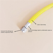4X Durable Scuba Diving BCD Medium Pressure Hose Scuba Diving Regulator for 2Nd Gauge Breathing Regulator