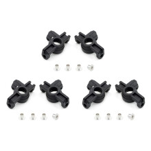 3X Rattkopp i Plast för 1/16 Zd-Racing Mt16 Rc Biluppgraderingsdelar