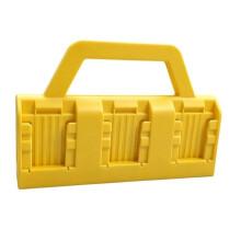 Portabatterie Portatile per Batterie per da 18V e 20V, Organizer In Plastica A 6 Scomparti con Maniglia.
