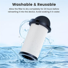 HEPA Pre-Motor Filter for EyeVac Home and for NeoVac Elite Touchless Stationary Vacuum Filter Replacement Part