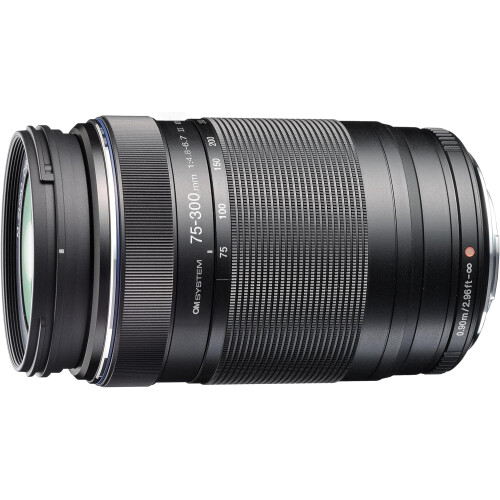 OM System EZ-M7530 M.Zuiko Digital 75-300mm 1:4.8-6.7 Objectif II Noir 1