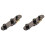 2X 3 Way  Loaded Guitar Control Plate for Telecaster Guitar Black 1