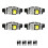 4 Pack LED Headlamp Rechargeable Flashlight with Motion Sensor , LED Headband Flashlight for Work,Running,Hiking,Camping 1