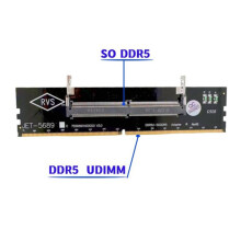 2PCS DDR5 Adapter Card Laptop to Desktop Memory Adapter Card 1.1V U-DIMM Adapter Card with Overcurrent Protection