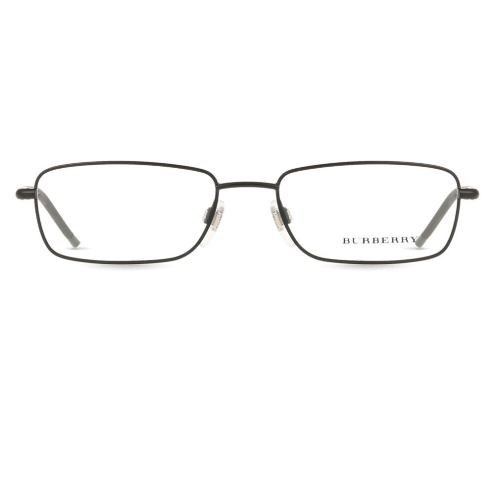 Burberry Men's Black Man Be1268 1007 Optical Frames Steel Squared Normal - Image 3