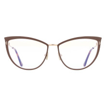 Tom Ford FT5877-B 046 Blue-Light Block Women New Eyeglasses