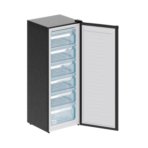 Living And Home 175L Black Upright Freezer 2