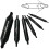 6pc Center Drill Chamfer Drill Without Protective Cone Composite High-Speed Steel Fixed Point Drill 6