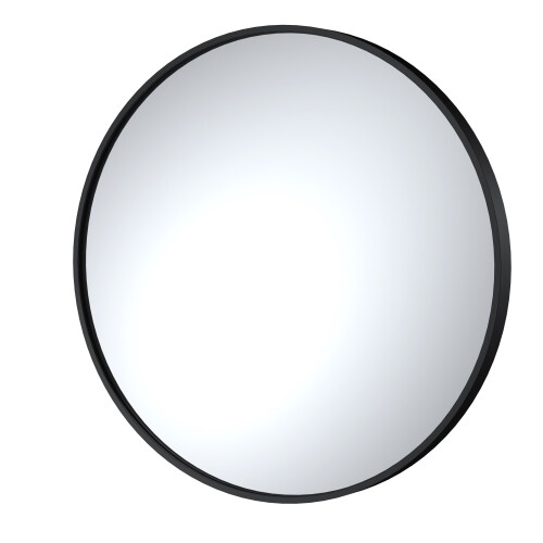 Balterley Round 800 x 800mm Black Frame Recessed Mirror