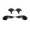 2Set for PS5 DualSense  Elite Controller Metal Back Paddles Replacement Rear Paddle Trigger Buttons 4