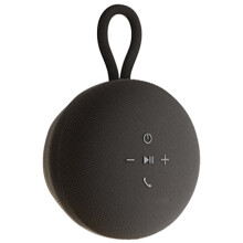TAS1120 Draagbare Speaker Badkamer Waterdicht Binnen 800mAh Subwoofer met Zuignap Lanyard Zwart