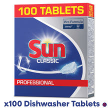 Sun Classic Professional Dishwasher Tablets - 100 Tablets