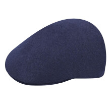 (S, Dark Blue) Kangol Unisex Adult Wool Flat Cap