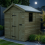 6 x 5 Apex Shed Tanalised (Single Door, With Windows) 3