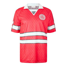 (S, Red/White) Hummel Unisex Adult 1988 Denmark Football Shirt