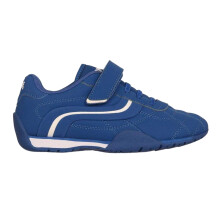 (1 UK, Blue) Lonsdale Childrens/Kids Camden Hook and Loop Trainers