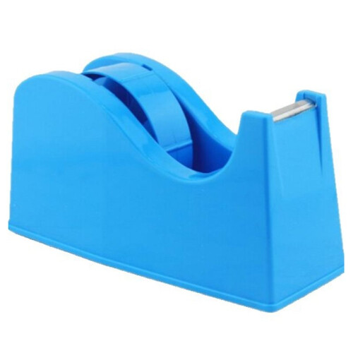 Professional Desktop Tape Dispenser - Weighted Base, Non-Slip Mat, Random Color 1