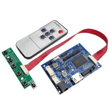 For LCD LVDS Screen Universal Drive-Free Driver Board Built-in Program -Compatible to LVDS Display Board Monitor