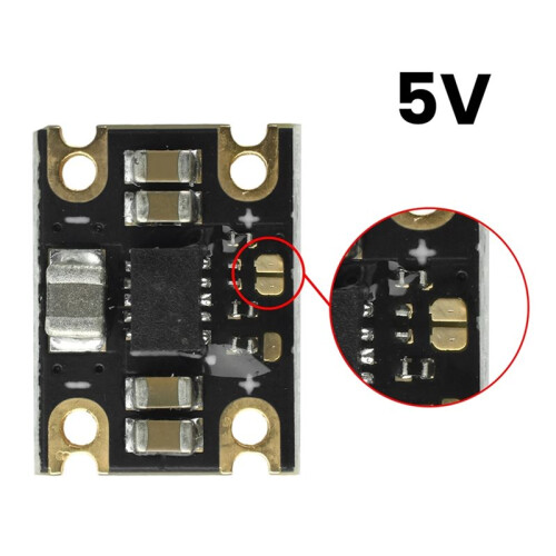 TPS63802 Auto Buck-Boost Converter Current Module  1.8-5.5V to 2A/1A 3.3/5V Step  and Down Module Board 5V 2