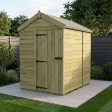 5 x 6 Apex Shed Tanalised (Single Door, No Windows)