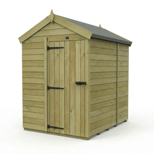 5 x 6 Apex Shed Tanalised (Single Door, No Windows) 2