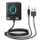 Car Adapter  6.0 Receiver Dual Mics USB  Adapter 3.5mm AUX Adapter  Wireless Receiver 1