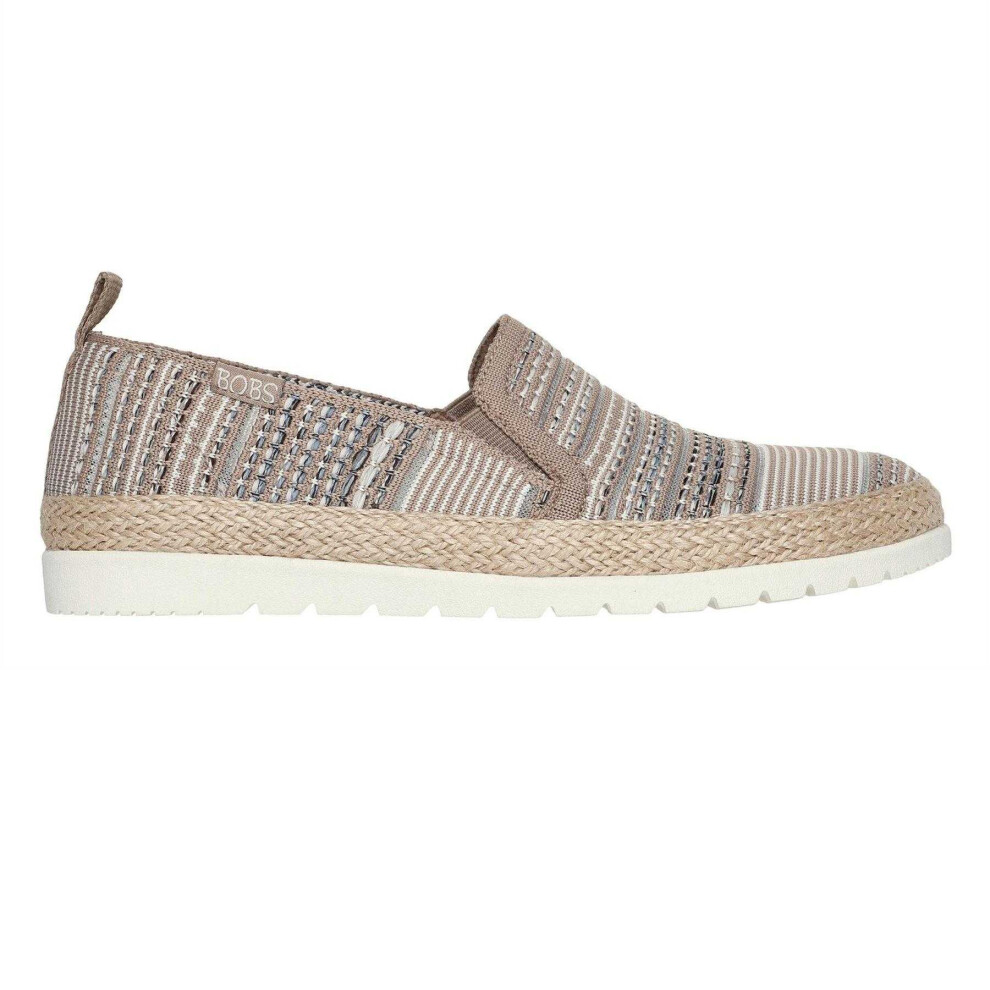 Skechers (2.5 Uk, Multicoloured) Womens/Ladies Twin Gore Woven Slip-On Espadrilles