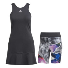 (8 UK, Black Print) Adidas Womens/Ladies US Printed Dress Set