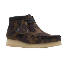 (6 UK, Black) Clarks Originals Mens Wallabee Calf Suede Boots