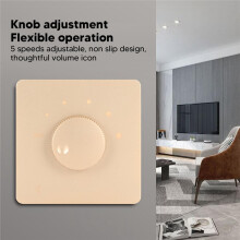 Wall Background Music Constant Pressure 50W 86 Type Tuning Speaker Volume Controller Sound Regulator Grey