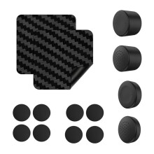 For  Touchpad StickersWear Controller Button Thumbstick Caps + Touchpad +Back Button Silicone Covers