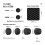 For  Touchpad StickersWear Controller Button Thumbstick Caps + Touchpad +Back Button Silicone Covers 9