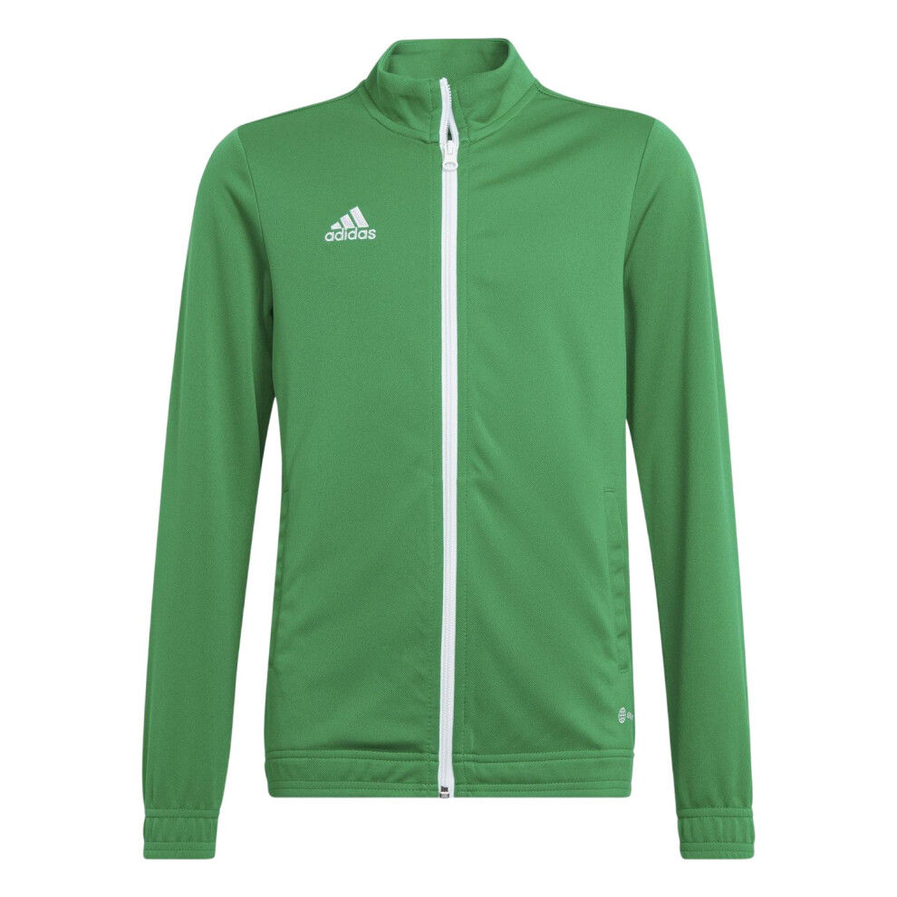Adidas (13 Years, Green/White) Childrens/Kids Entrada 22 Long-Sleeved Track Jacket