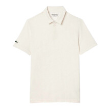 (XS, Cream) Lacoste Mens UV Protection Regular Golf Polo Shirt
