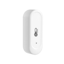 Sensor de Temperatura e Umidade Tuya Zigbee IP65 À Prova D'Água para Uso Externo, com Monitoramento em Tempo Real, Higrômetro e Termômetro. B
