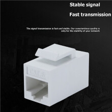 20PCS CAT6 RJ45 for 1000M Network White Color Slot Socket Ethernet Connector