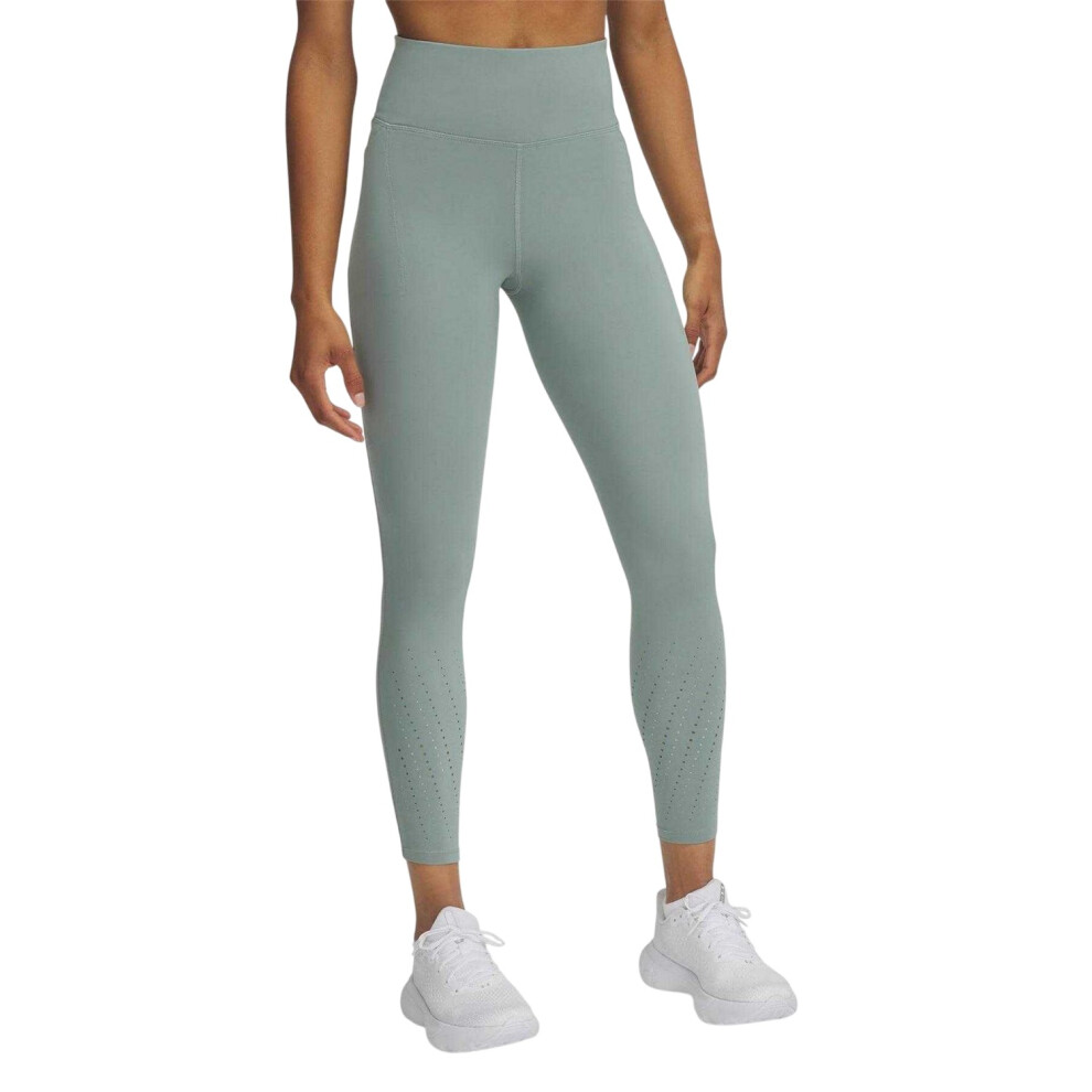Under Armour (0 Uk - 2 Uk, Green) Womens/Ladies Heatgear Leggings