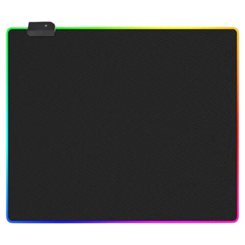RGB Gaming Mouse Pad LED Light Keyboard Cover Desk Mat Colorful Mouse Pad Waterproof Multi-Size PC Computer with Backlit
