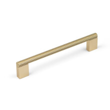 (160mm Handle) Brass Knurled Gold Cabinet Handles