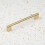 (160mm Handle) Brass Knurled Gold Cabinet Handles 3