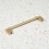 (160mm Handle) Brass Knurled Gold Cabinet Handles 5