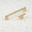 (160mm Handle) Brass Knurled Gold Cabinet Handles 9