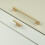 (160mm Handle) Brass Knurled Gold Cabinet Handles 13