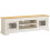 Seconique Bordeaux TV Stand - Ivory/Oak 2